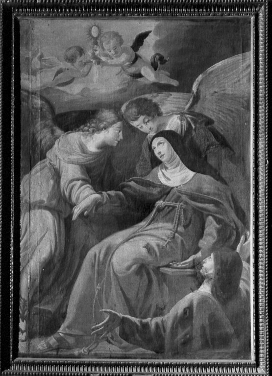 visione di santa Chiara d'Assisi (dipinto) di Padre Vitale da Saint'Et